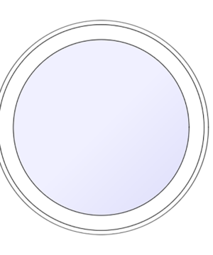 OEIL DE BOEUF ALU FIXE 1