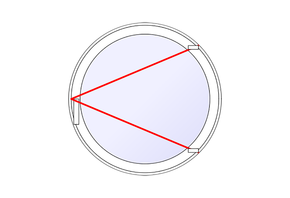 OEIL DE BOEUF ALU OUVRANT 3